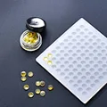 Platinum Silicone Round Casting Mold, 180 Cavity 2.5mL 18x26 Half-Sheet Tray, Pectin Gelatin, Non-Stick, Bulk OEM - Bold Maker