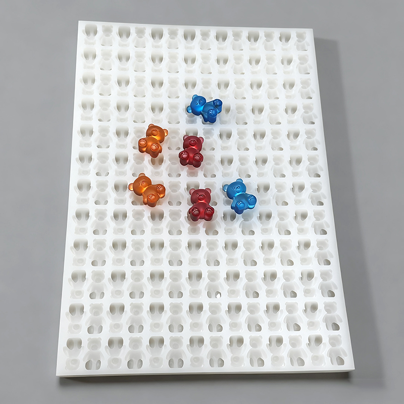 A candy mold is a reusable form—often made from food-grade silicone—used to shape melted candy, chocolate, gelatin or sugar mixtures. 