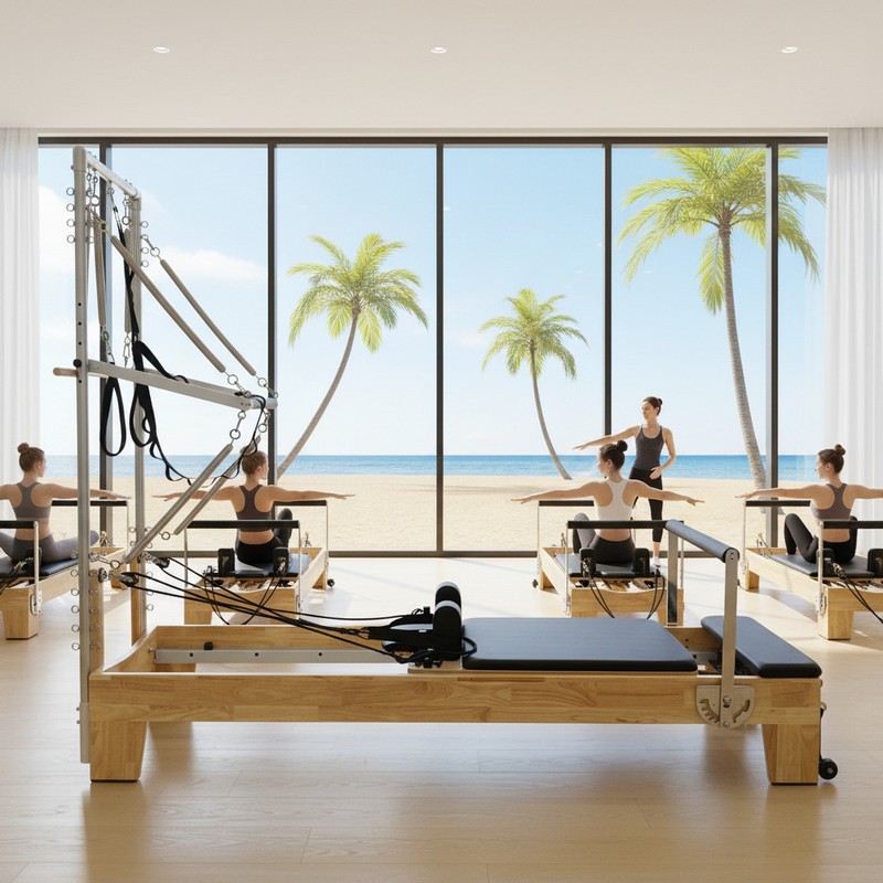 pilates reformer half trapeze