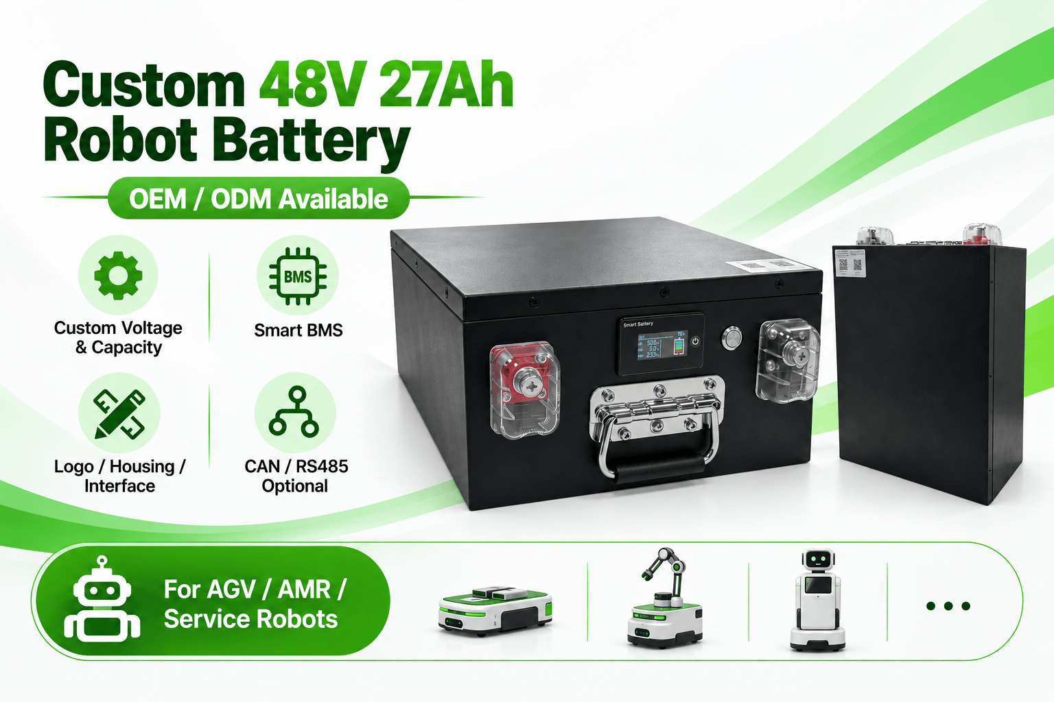 Custom Robot Battery