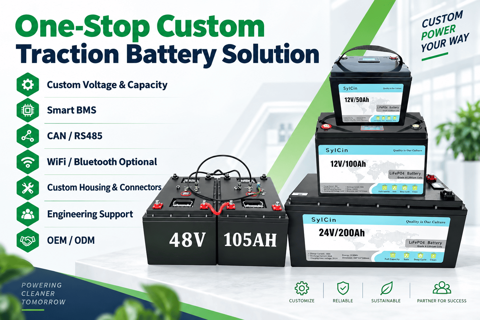 One-Stop CustomTraction Battery Solution