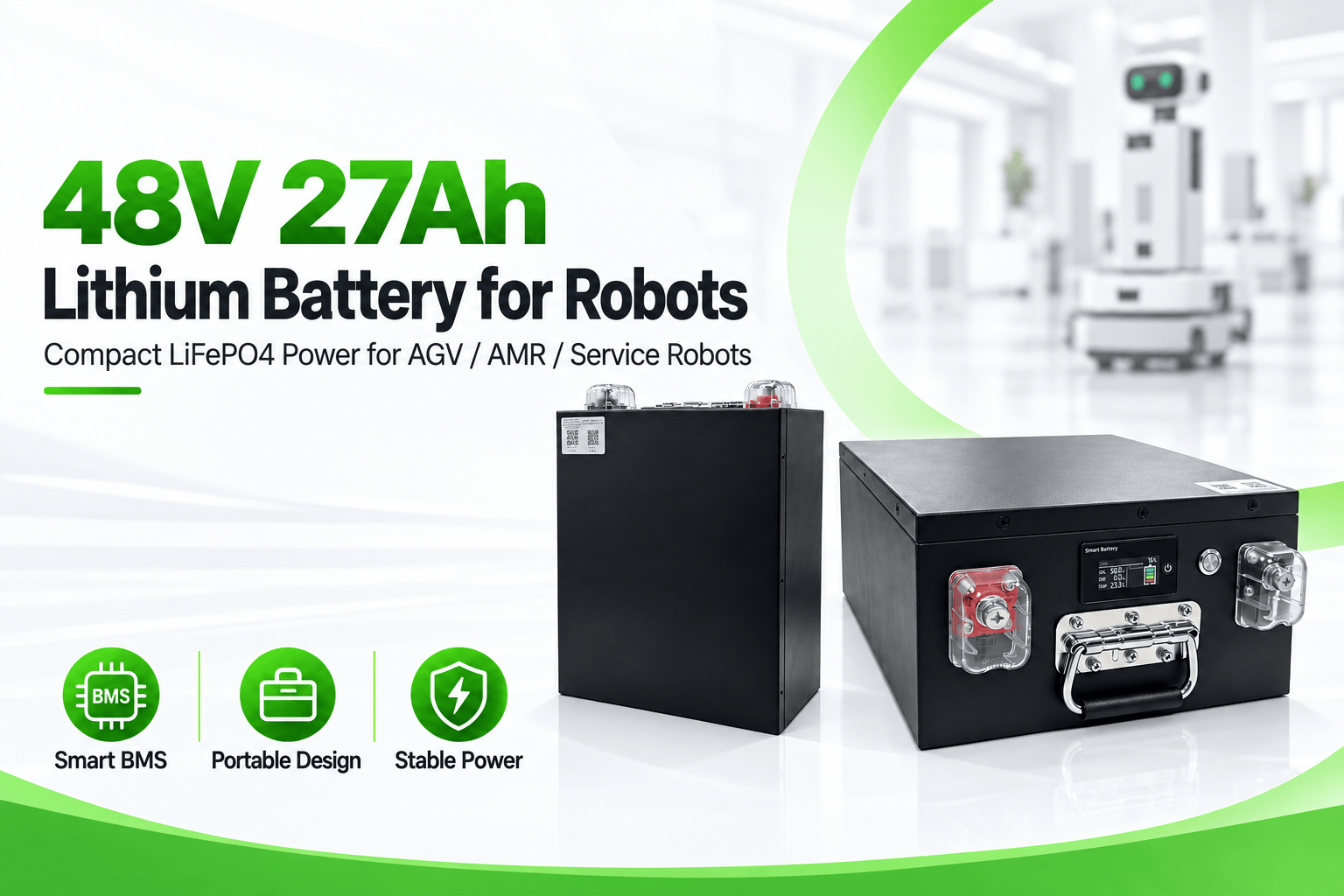 48V27AhLithium Battery for Robots