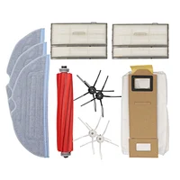 HEPA Filter + Mopping Cloths + Side Brush Kit for Xiaomi Roborock S7/T7Plus Wet Dry Vacuum Multi Surface Cleaning