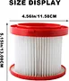 Milwaukee shop vac compatible 
HEPA filter for cordless vacuums\
M18 M12 M28 replacement 0880-20 0780-20 0960-20 compatible 
Cordless vacuum cleaner parts