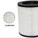 replacement 3-in-1 HEPA filter
high efficiency air purifier filter
compatible with  Mookas air purifier
