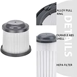 Black & Decker Pvf110 Replacement Filter
pvf110 Filter Replacement For Black And Decker Handheld Pivot Vacuums Phv1810 Phv1210 Phv1410 Bdh2000pl Bdh2020flfh Bdh1620flfh Part # 90552433 Washable Hand Vac Filters
phv1810 Filter
phv1210 Filter
90552433-01 Fi