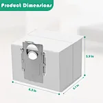 Replacement Dust Bag for Roborocks
Roborocks S7 MaxV Ultra Q7 Max+ T8 G10S Pro S8+ S8 Pro
Robot Vacuum Cleaner Spare Parts Accessories
