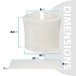 Humidifier Wick Filter Maf2
Wick Filter Maf2 Hepa Filter Factory Direct Wholesale
Replacement Humidifier Filter Aircare Maf2
Humidifier Filter
for Essick Air Aircare Maf2 Filter