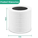 HEPA air purifier replacement filter
H13 true HEPA activated carbon filter
Compatible with Airromis A2001 air purifier
A2001 air purifier filter
Replacement filter for air purifier