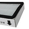 Portable air purifier with filter