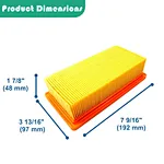 vacuum cleaner Dust Filter 6.415-953.0
vacuum filter
vacuum cleaner parts
Karchers vacuum cleaner filter
replacement dust cleaning filter
AD 3.000 vacuum cleaner accessory
vacuum cleaner accessories
HEPA material vacuum filter
household vacuum cleaner acc