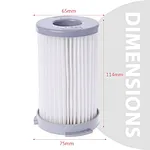Ef75b 9001959494 Filter For Electrolux Zs203 Zanussi Aeg Ati 7610 - 7657 Minion Vacuum Cleaner Cylinder Filter Washable
vacuum Cleaner Filter Ef75b Aef75b F120 9001959494 Compatible With Electrolux Zs201 Zs203 Zt17635 Z1300-213 Zt1764 Part
vacuum Cleaner