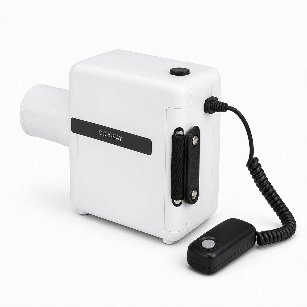 MSLDX03 dental X-ray machine side angle view