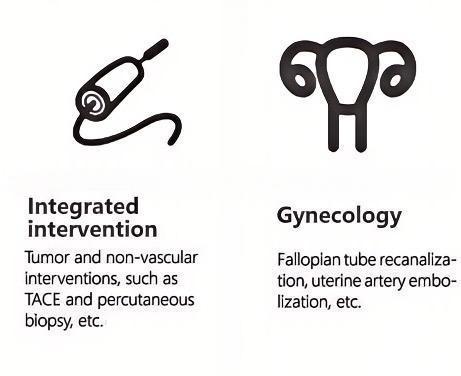 integrated intervention and gynecology of the mobile c arm.