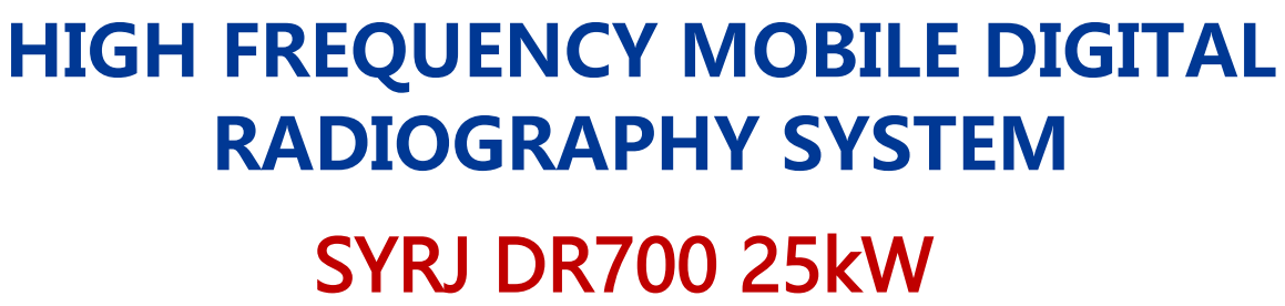 portable mobile dr x ray machine syrj dr700.