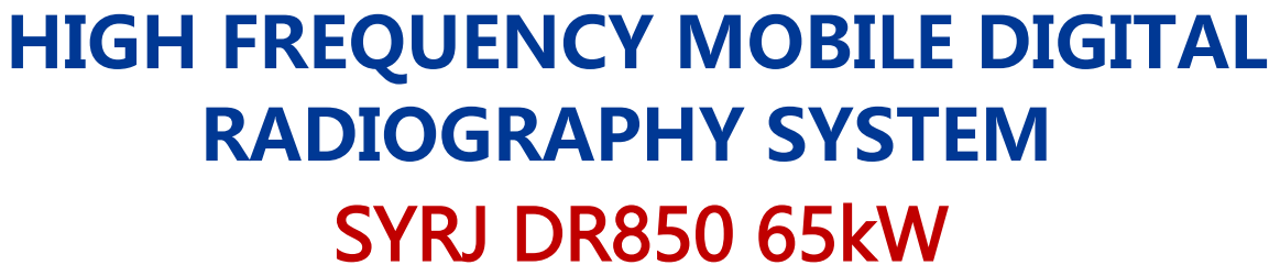 syrj dr850 digital radiography system.