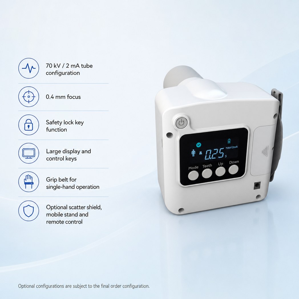 MSLDX03 dental X-ray machine features