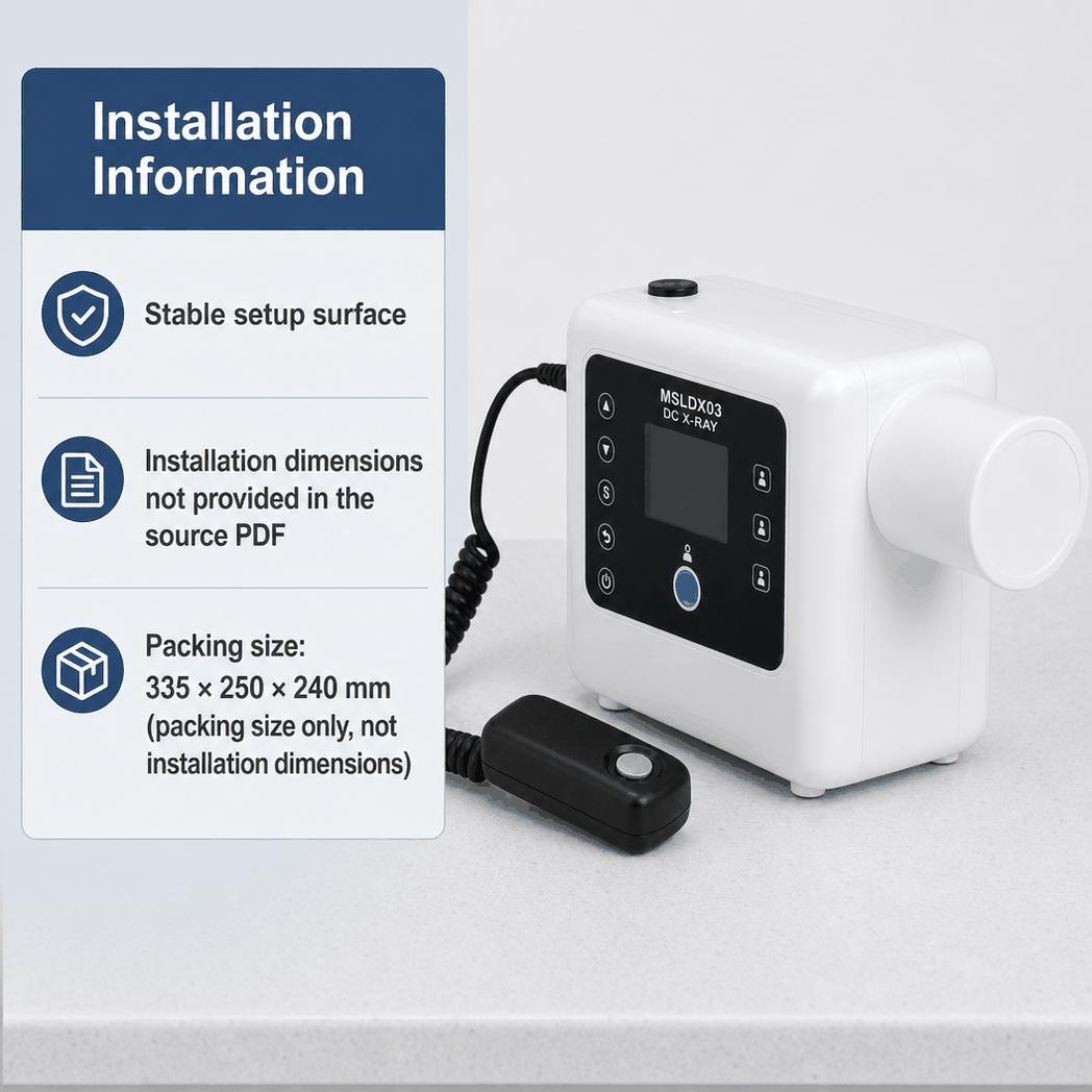 MSLDX03 installation information