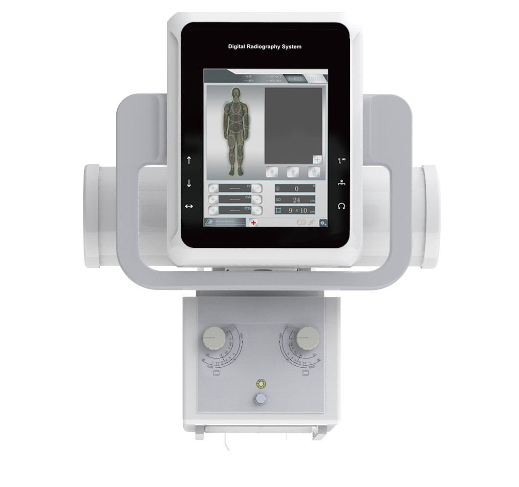 the touch control of syrj dr1800 x ray digital radiography.