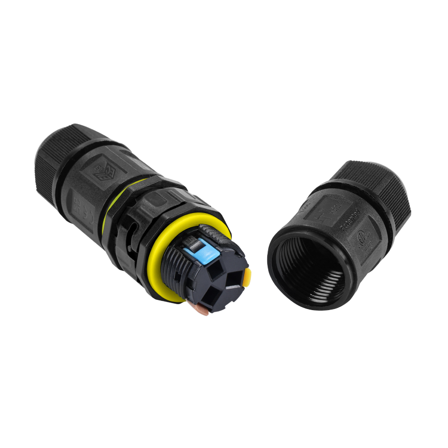M684-E IP68 male female connector terminal detail