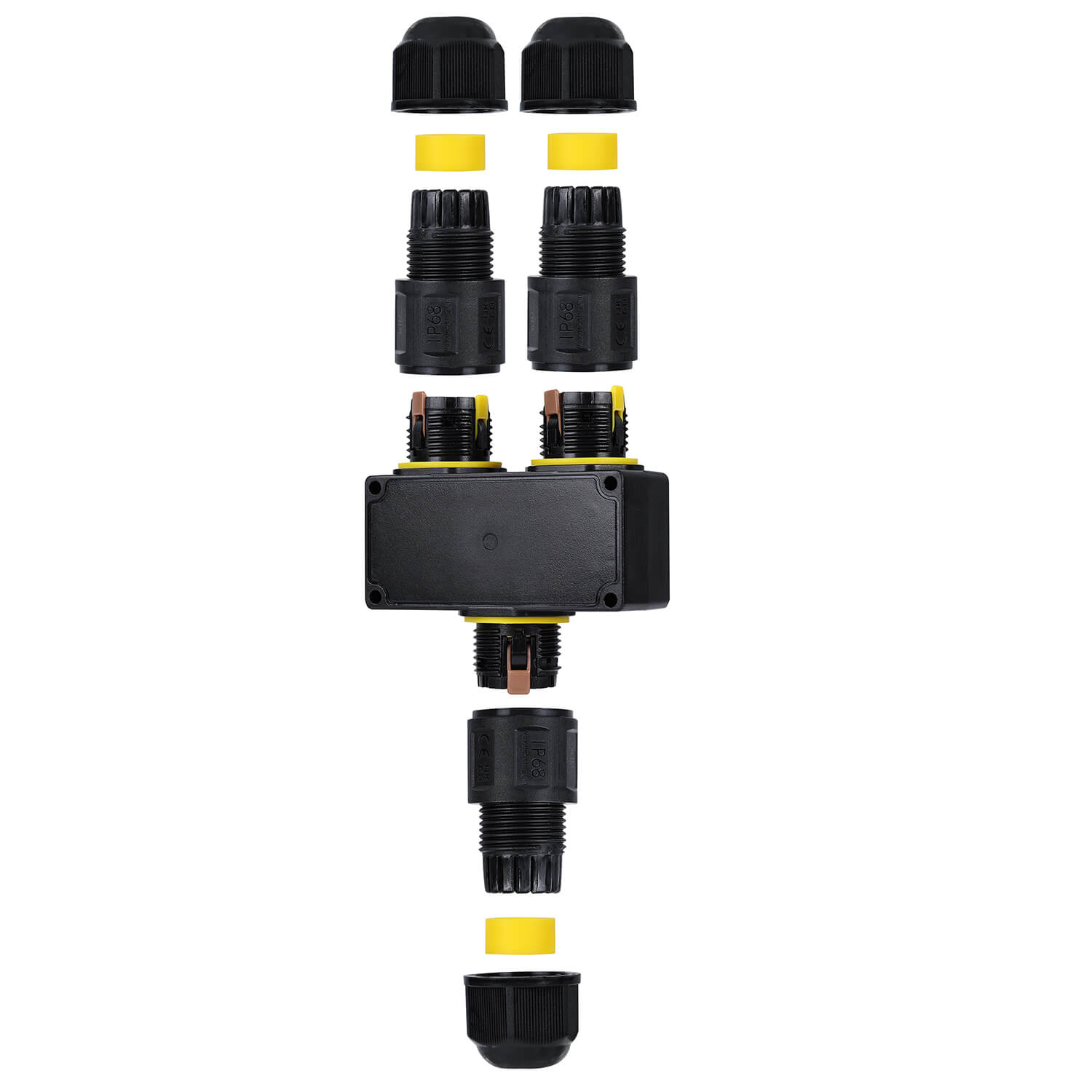 Structure of M684-Y weatherproof butt connector