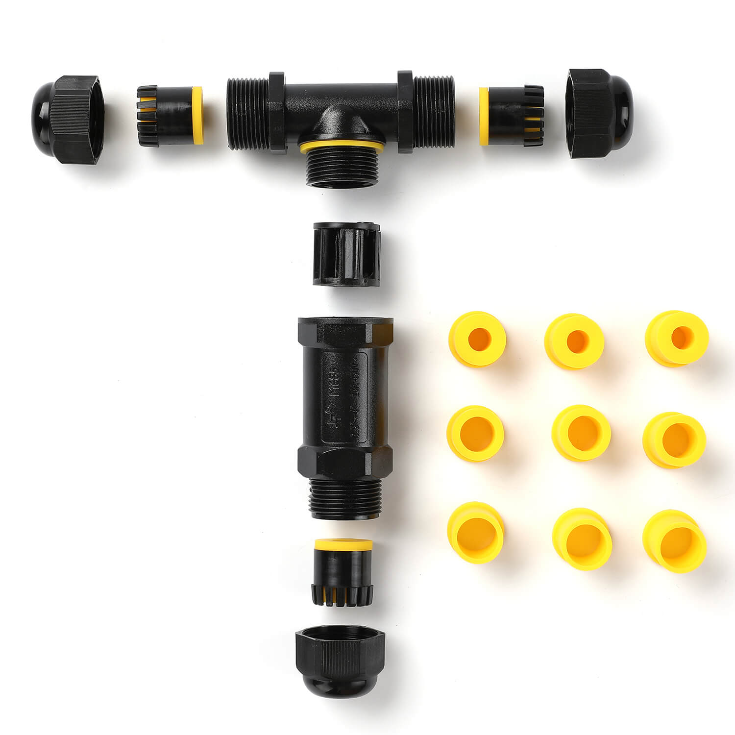 M685-TL 3 way wire connector waterproof structure