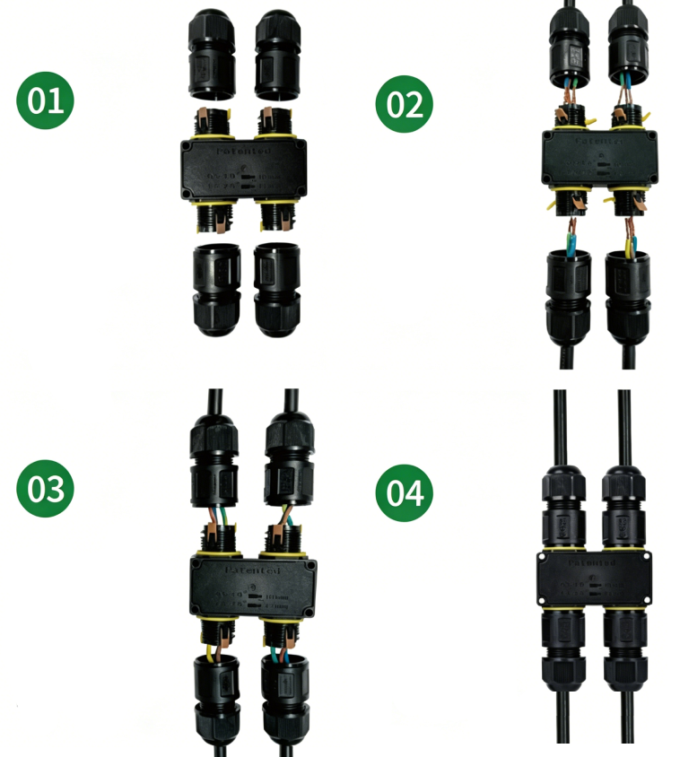 Installation for IP68 waterproof connector M684-H
