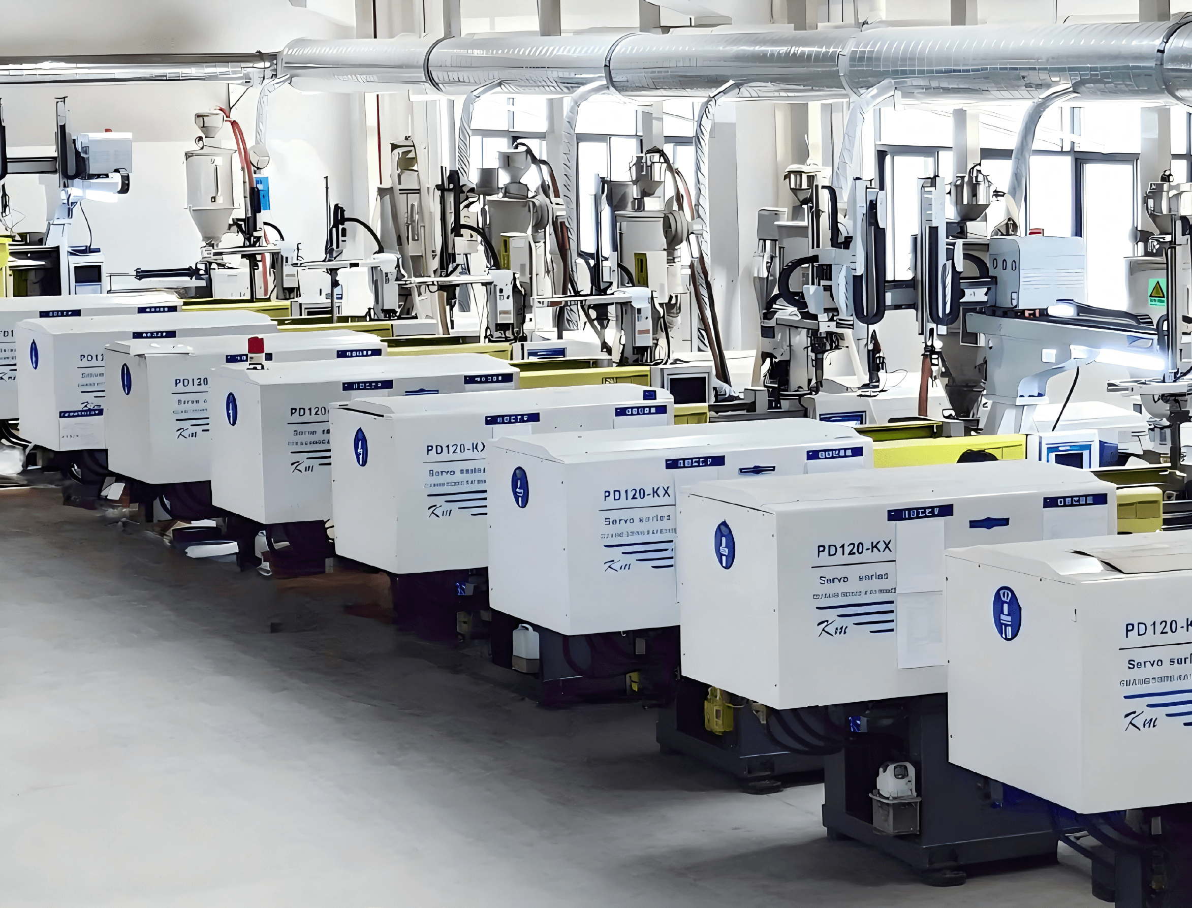 20 fully automatic injection molding machines