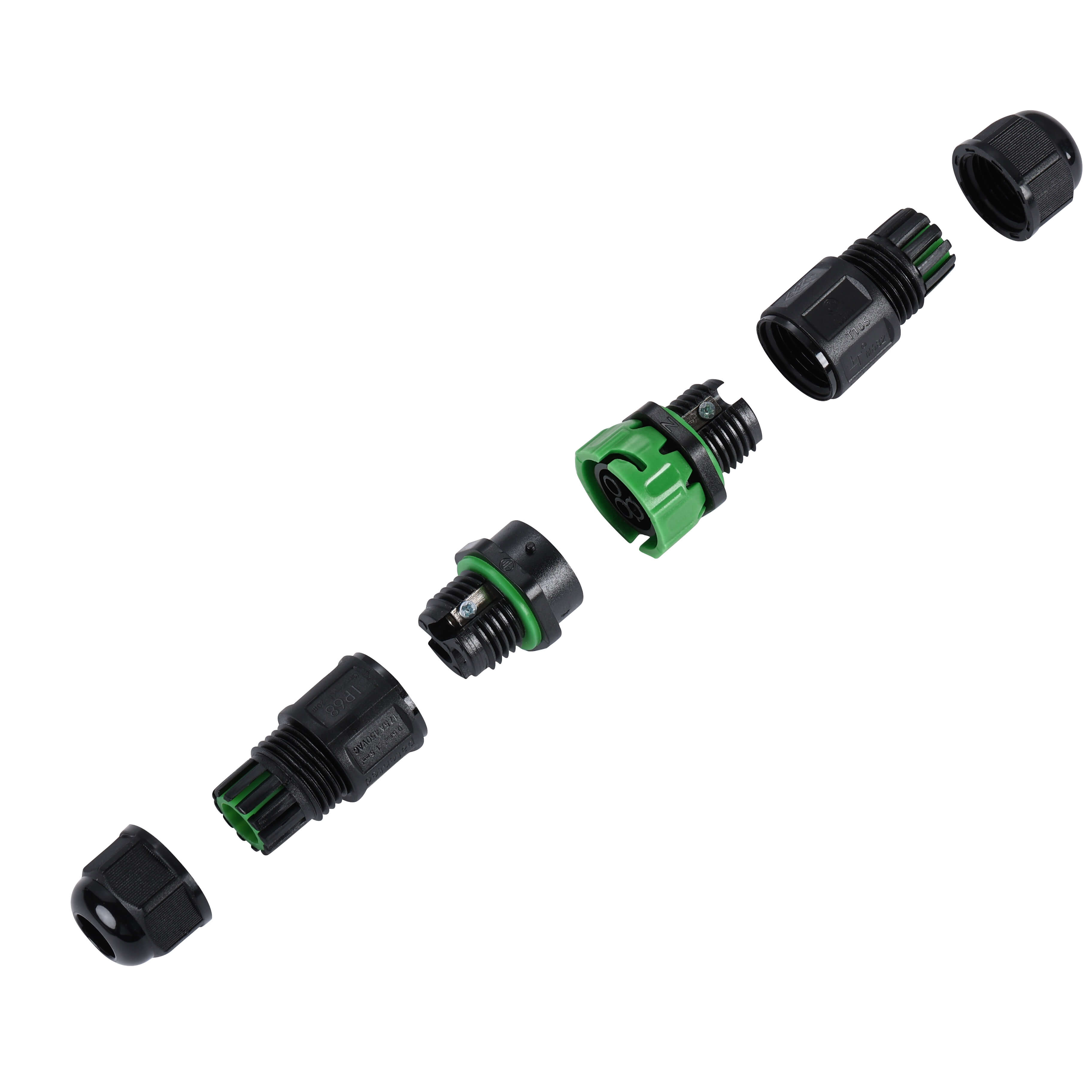 M682-C underground wire connector structure