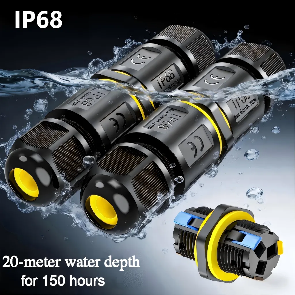 M684-D IP68 waterproof electric cable connector