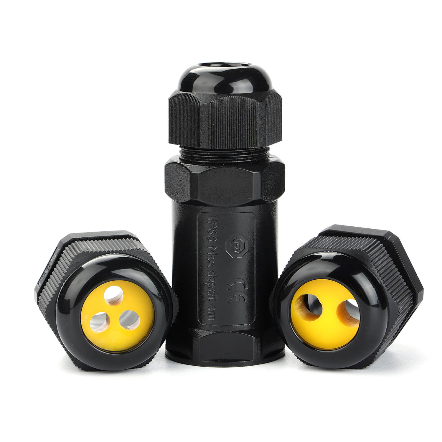 M685 1 in 3/4 out ip68 cable connector
