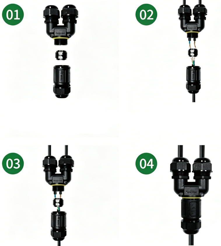 Installation for Greenway weatherproof wire connector