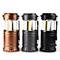 Reliable Supplier Quality Assured AA Type ABS 3*COB Pop up Collapsible Outdoor Camping Light with Bottom Flashlight Torch