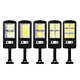Wason 3 Modes Outdoor Wireless Led Solar Street Light Dusk to Dawn Motion Sensor Security Street Lamp With Remote Control