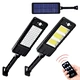 Wason New 3 Modes Outdoor 60/120 LED Adjustable Angle Wireless Remote Control Big Battery Motion Sensor Solar Wall Garden Lights