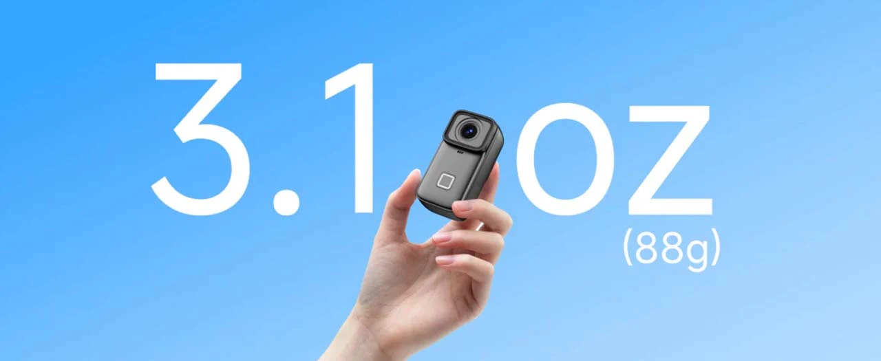 Demonstration of the Portability in SJCAM C200 Pro Action Camera