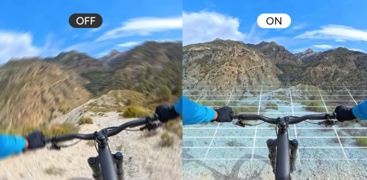 Demonstration of the Image Stabilization Effect in SJCAM SJ6 Ultra Action Camera