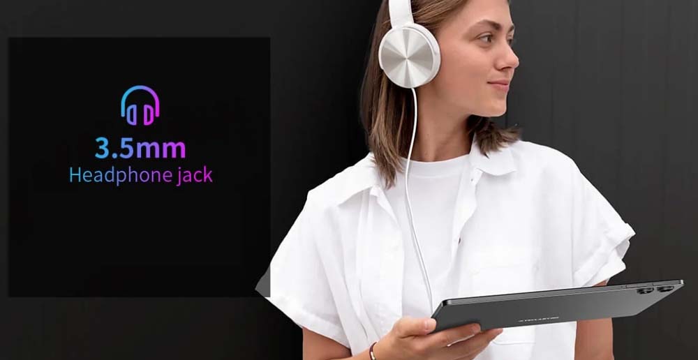Demonstration of the Headset Jack Function in TECLAST T50 Plus Tablet