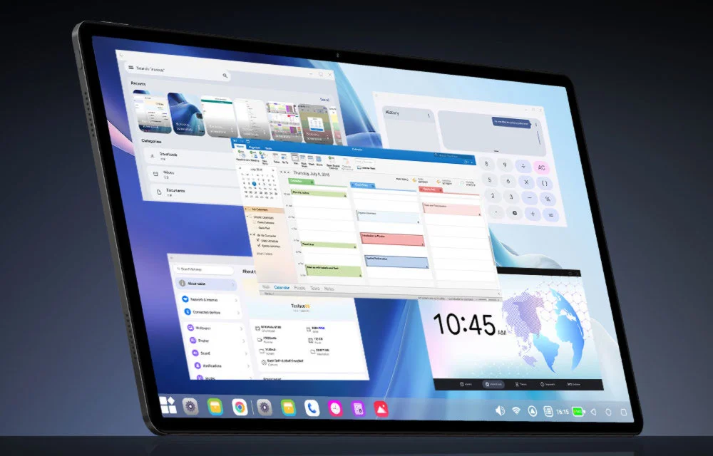 Demonstration of the PC Mode Function in TECLAST T70 Pro Tablet