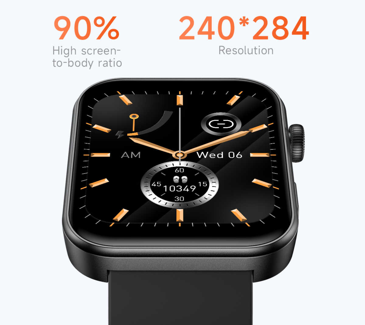 Demonstration of the Screen Display Effect in Kaliho J11 Smart Watch