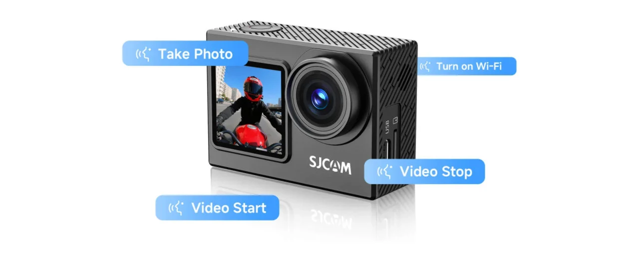 Demonstration of the Voice Control Function in SJCAM SJ6 Ultra Action Camera