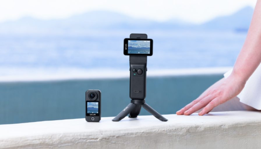 An SJCAM C400 Action Camera Capturing Scenic Views