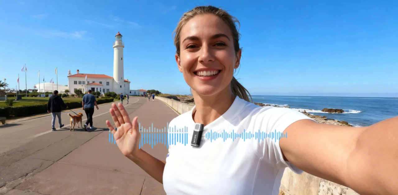 Demonstration of the Wireless Microphone Function in SJCAM SJ6 Ultra Action Camera