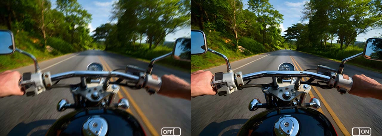 Demonstration of the Image Stabilization Effect in SJCAM SJ6 Pro Action Camera