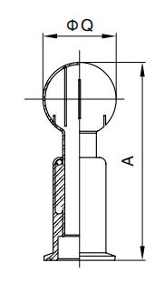 rotary spray ball