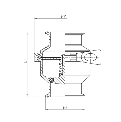 sanitary check valve