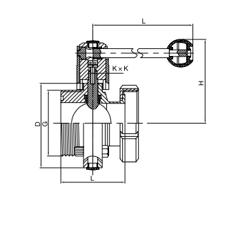 sanitary butterfly valve