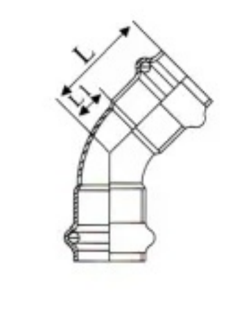 45 degree pipe clamp