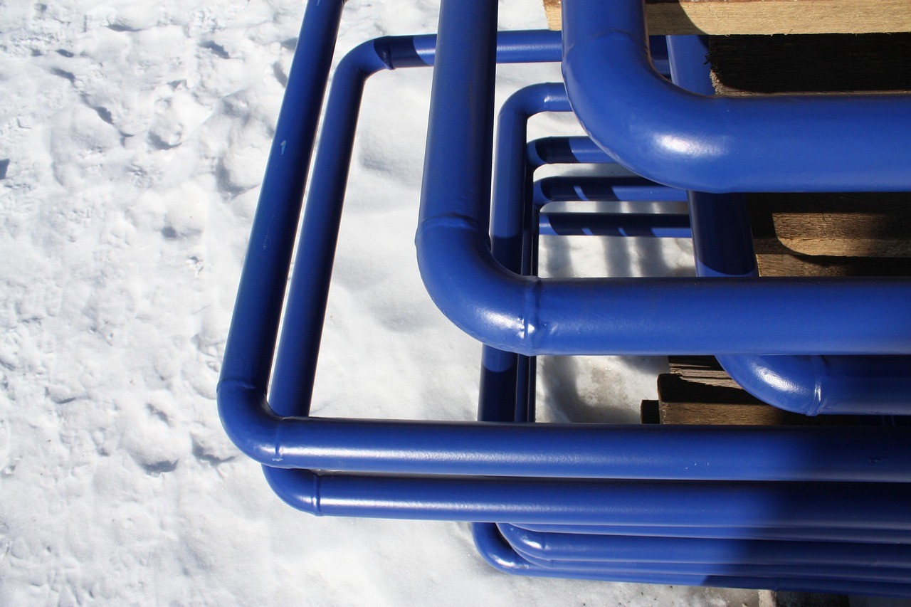 Industrial steel pipes for high pressure