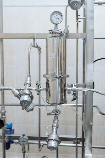 Sanitary filter and strainer side by side comparison for particle removal